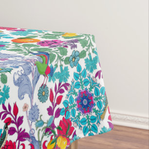 Mantel Flores, novela de arte, estilo William Morris
