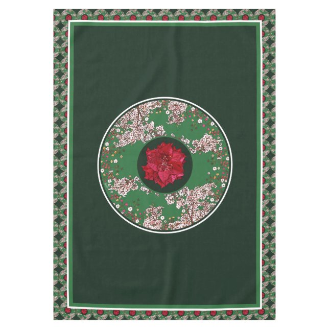 Mantel Flores para Navidad (Anverso)