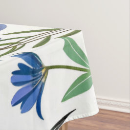 Mantel Flores silvestres del jardín azul ruso