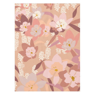 Mantel Flores suaves - Peach