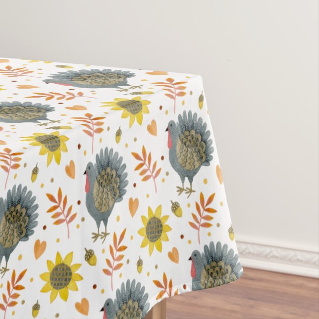 Mantel Folk Art Turkeys (In Situ)