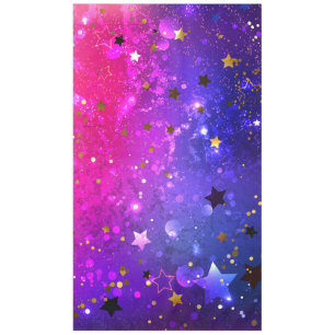 Mantel Fondo azul rosa brillante