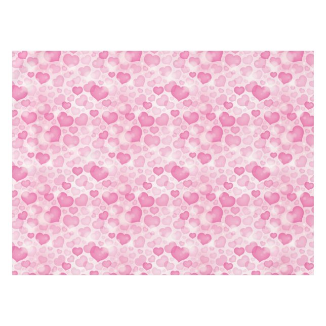 Mantel Fondo con los corazones (Frente (Horizontal))