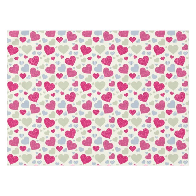 Mantel Fondo de los corazones (Frente (Horizontal))