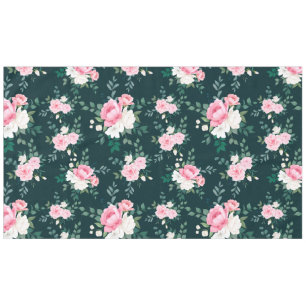 Mantel fondo floral rojo rosa