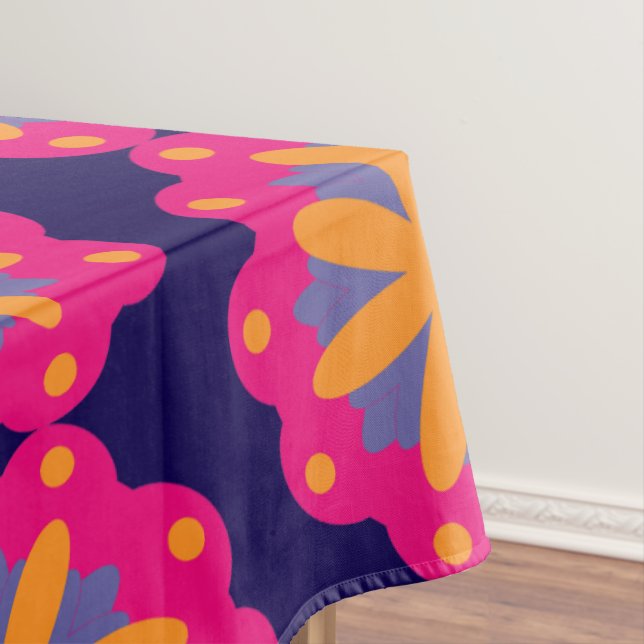 Mantel formas coloridas de círculo floral (In Situ)