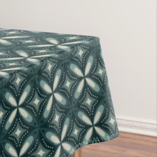 Mantel formas verdes retro