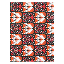 Mantel Fox Y Nature Arte Folclórico Nórdico