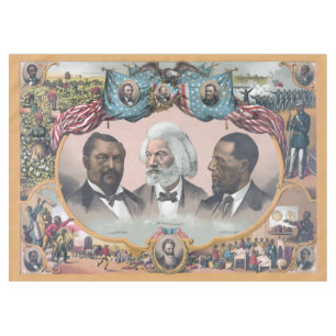 Mantel Fr3d3rick Bailey Douglass con negro abolicionista