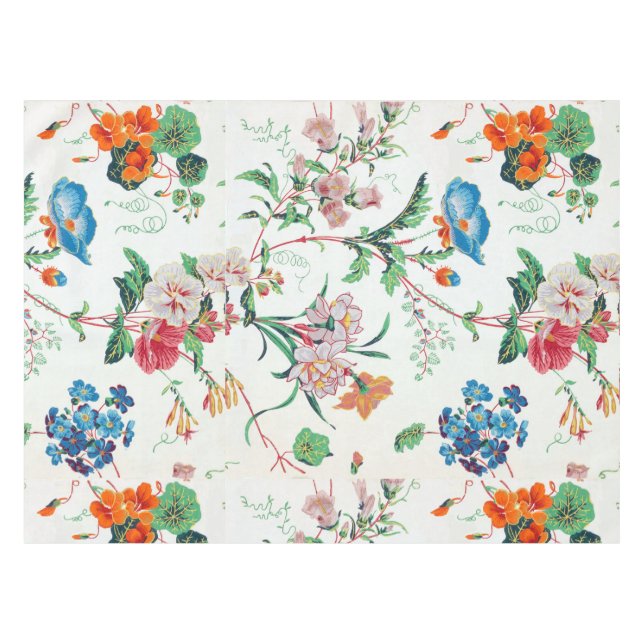 Mantel France 1830 Floral Botanical Wildflowers (Frente (Horizontal))