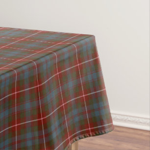 Mantel Fraser de Lovat acalló el tartán rojo y azul