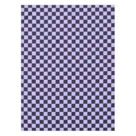 Mantel French lilac checkerboard pattern