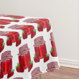 Mantel Fresa Berry Berries Jam Jelly Jar Hogar en lata