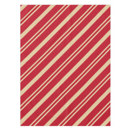 Mantel "Fright Night Stripes" Crema de sangre roja/espelu