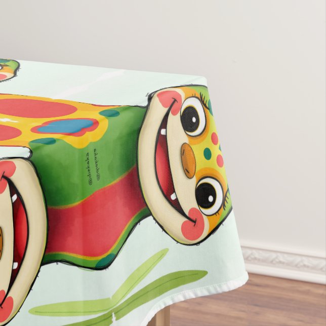 Mantel „Fröhlicher Dschungeldrache – Bunt und Glücklich“ (In Situ)