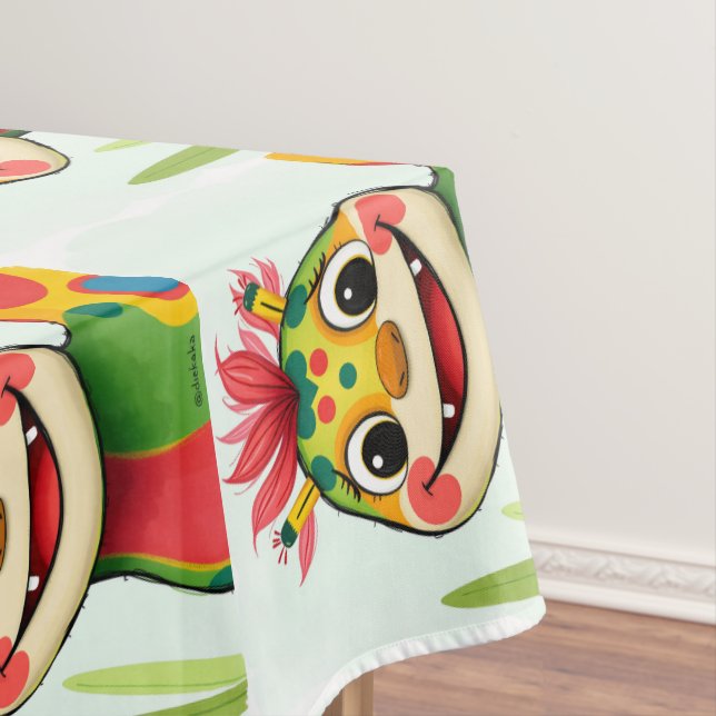 Mantel „Fröhlicher Dschungeldrache – Bunt und Glücklich“ (In Situ)