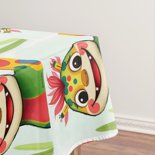 Mantel „Fröhlicher Dschungeldrache – Bunt und Glücklich“ (In Situ)