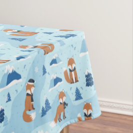 Mantel Frosty Winter Foxes