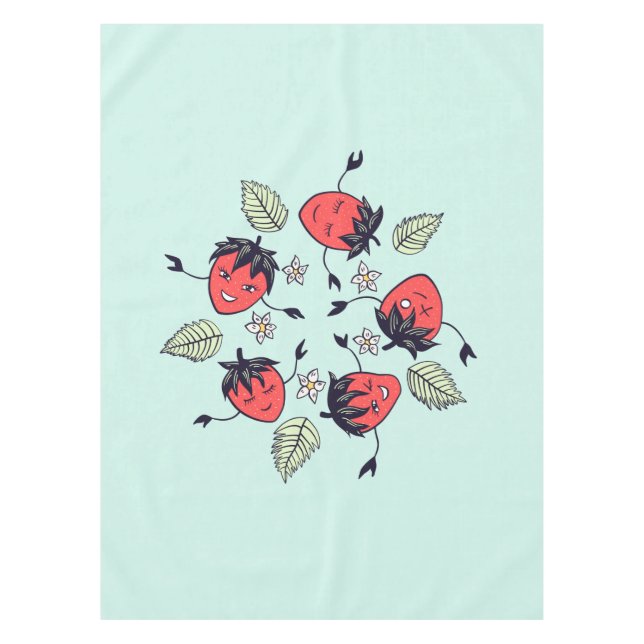 Mantel Fruta de Kawaii (Anverso)