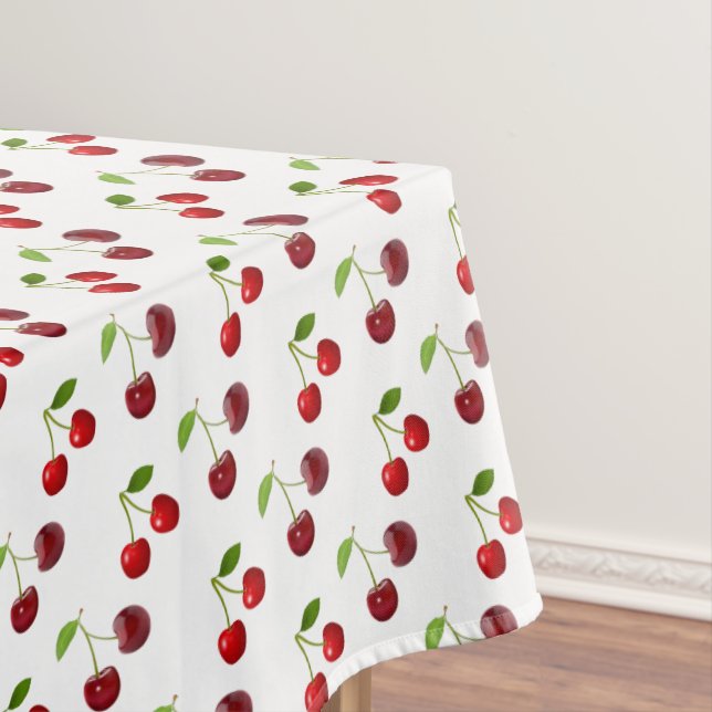 Mantel Frutas de cerezo en blanco (In Situ)
