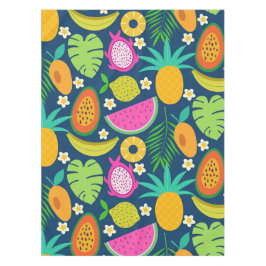 Mantel Frutas tropicales de piña plátano sandía 