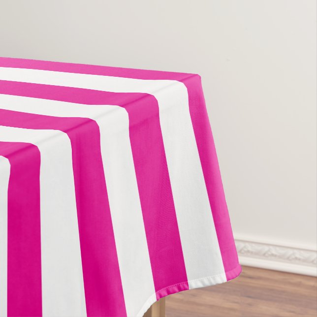 Mantel Fuchsia Stripes (In Situ)