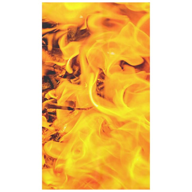 Mantel Fuego Y Flores (Anverso)