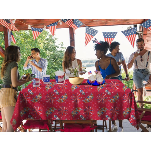 Mantel Fuegos artificiales desencadenan Fiesta de indepen (Subido por el creador)