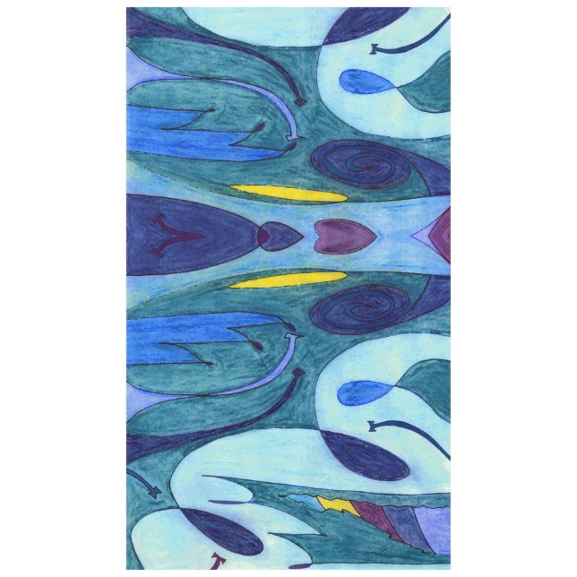 Mantel Fumes azules (Anverso)