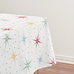Mantel Funky Atómico Age Starburst Mid Mod Pattern