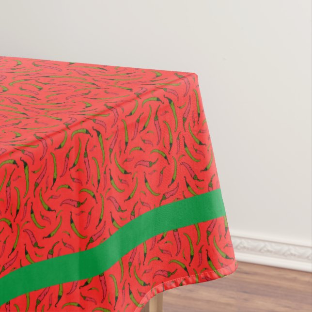 Mantel Funky Red and Green Chilies Restaurante Mexicano (In Situ)