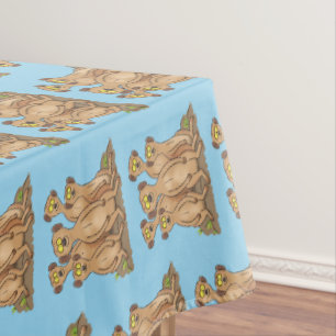 Mantel Funny meerkat ilustracion personalizado familiar
