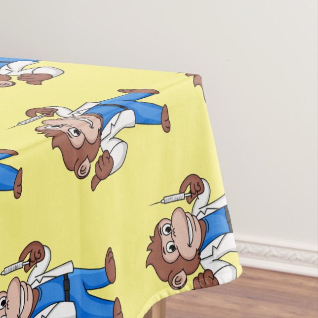 Mantel Funny orangutan ape cartoon doctor  (In Situ)