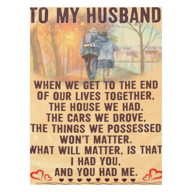 Mantel Funny Quotes Gift To Husband | Gift For Father | (Anverso)