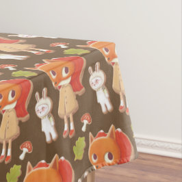 Mantel Galletas con decoración de animales de madera