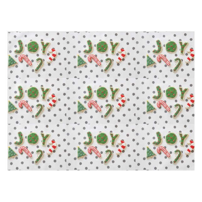 Mantel Galletas de Navidades de alegría (Frente (Horizontal))