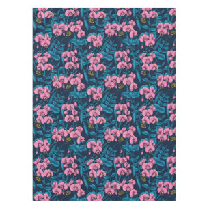 Mantel Garzas y abejorros dulces, rosa y azul