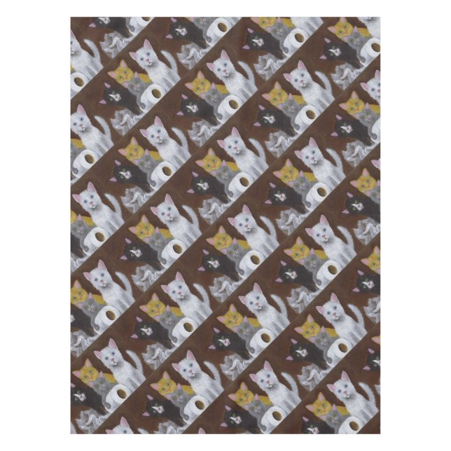 Mantel Gatitos juguetones (Anverso)