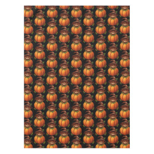 MANTEL GATO CALABAZA DIVERTIDO LINDOS