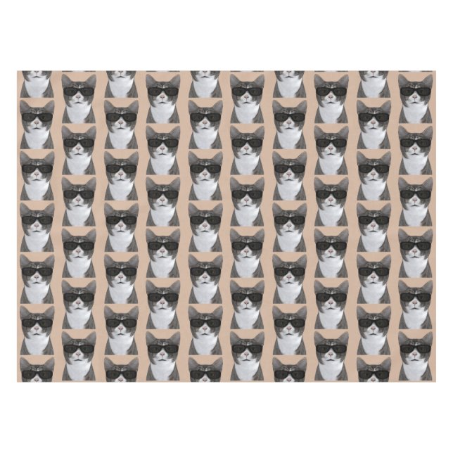 Mantel Gato más frío de la ciudad (Frente (Horizontal))