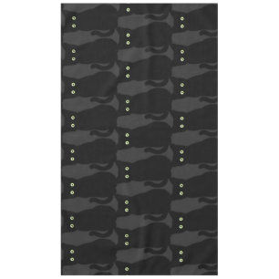 Mantel Gato negro, gatito lindo, diversión espumocrática