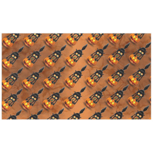 Mantel Gato Personalizado asustado de Halloween en calaba