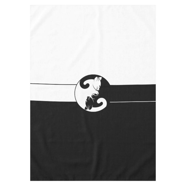 Mantel Gatos de Yin Yang (Anverso)