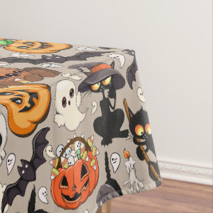 Mantel Gatos divertidos de Halloween en una fiesta