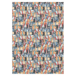 Mantel Gatos en estafas de invierno y patrón de Gorras