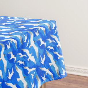 Mantel Gaviotas voladoras sobre el azul del cielo