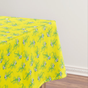 Mantel Gecko Lizards Birthday Party Cute Kids Tablecloth