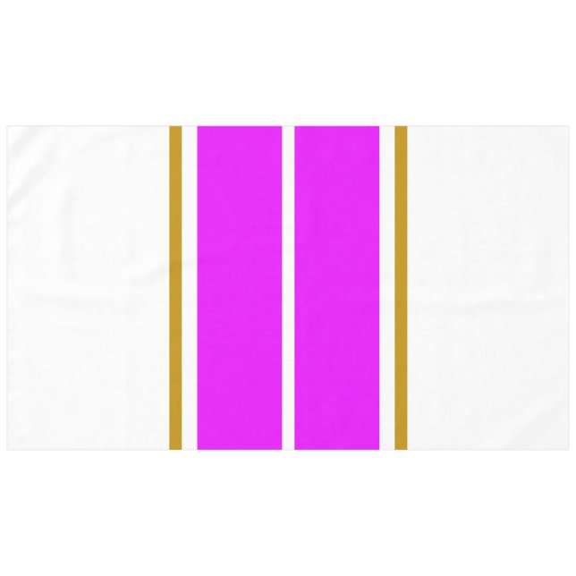 Mantel Gemelos divertidos, brillantes, rosados de 70's, r (Frente (Horizontal))