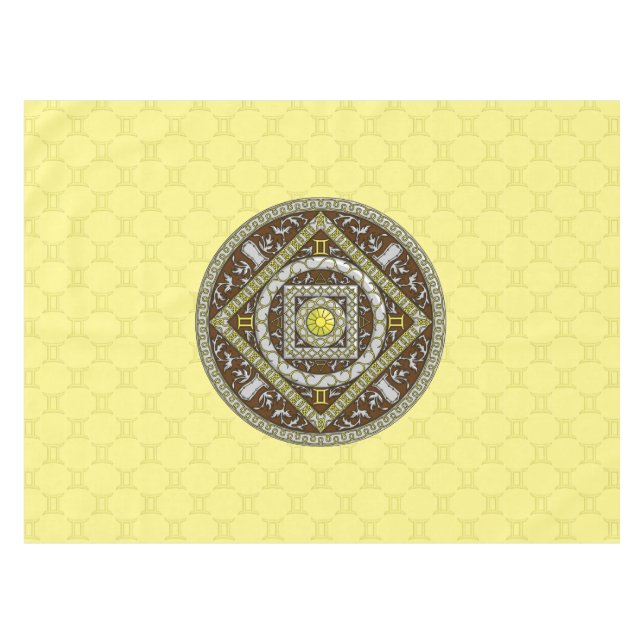 Mantel Gemini Mandala Tablecloth (Frente (Horizontal))