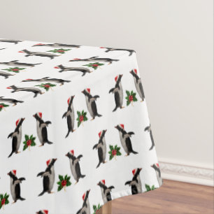Mantel Gentoos y Holly Tablecloth (elegir color)